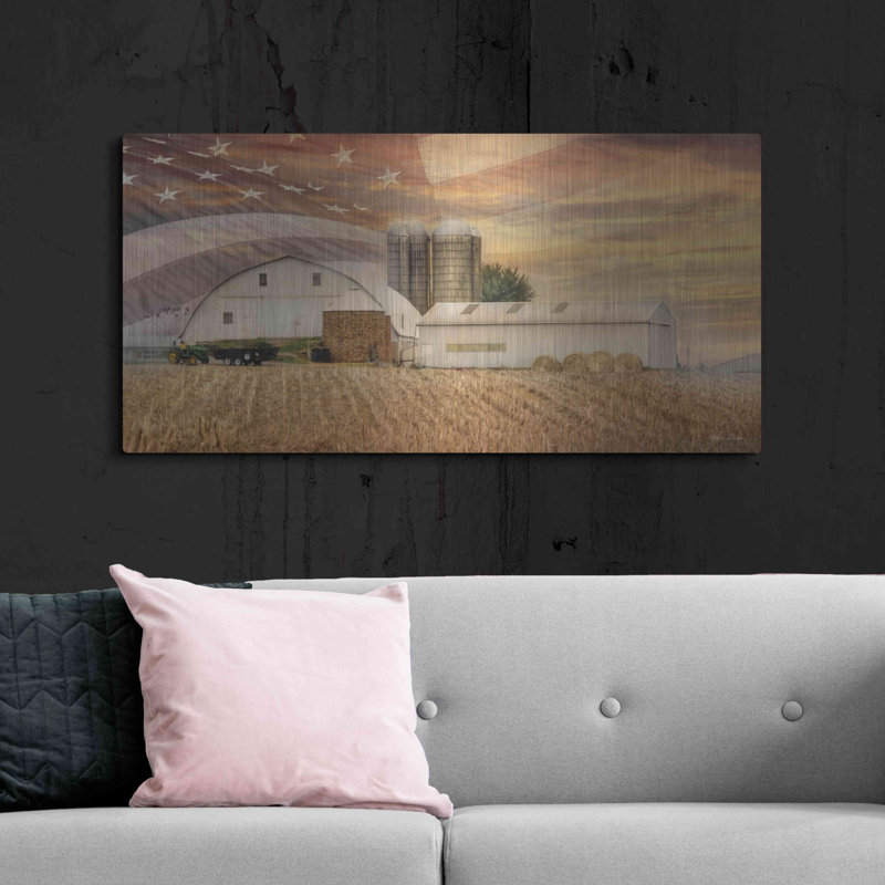 «American Farmland» par Lori Deiter, H 24 po x l 48 po