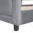 Gray Velvet Twin Daybed With Stylish Stripe Headboard - & Appealing Upholstered In Fashionable And Strong Attractive Design-1137909357