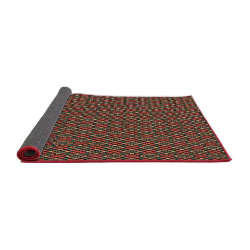 Tapis brun tissé à la machine, Rond 6 pi