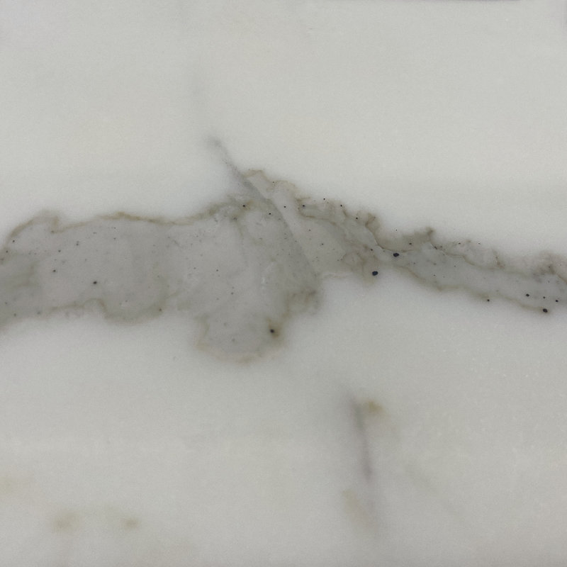 Calacatta 6" x 6" Marble Mosaic Tile, LIght Gray