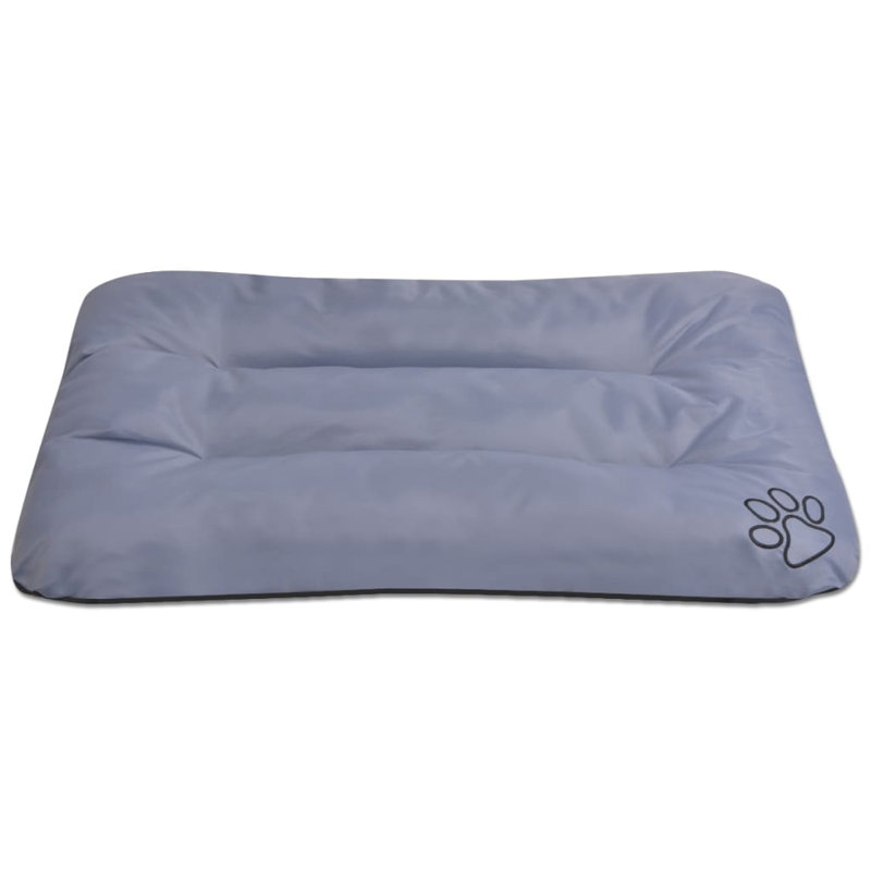 Matelas pour chien, H 4,7 po x l 45,3 po x P 27,6 po, Gris