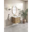 Meuble-lavabo mural 24 po avec plateau blanc Maxbano-1262086107