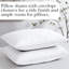 Ensemble de lit de jour 6 pièces Southshore Fine Linens Collection Brickyard, coloris Vilano blanc, en microfibre doublement brossée légère matelassée, comprenant 3 taies d'oreiller, un cache-sommier et un oreiller cervical, pour lit simple.-784452682