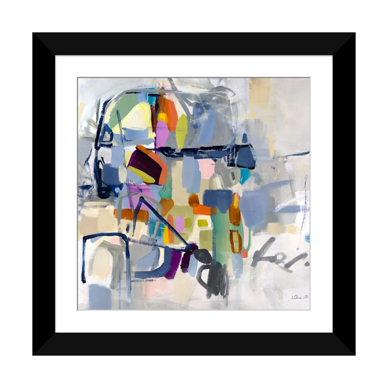 «Head Games», impression sur toile, H 16 po x l 16 po x P 1 po, Papier d'art encadré noir, Blanc