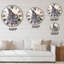 Horloge murale surdimensionnée Butterfly Peacock-73151127