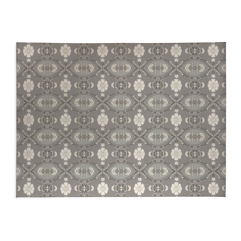 Tapis de cuisine Reeva, Taupe, Rectangle 7 pi x 5 pi
