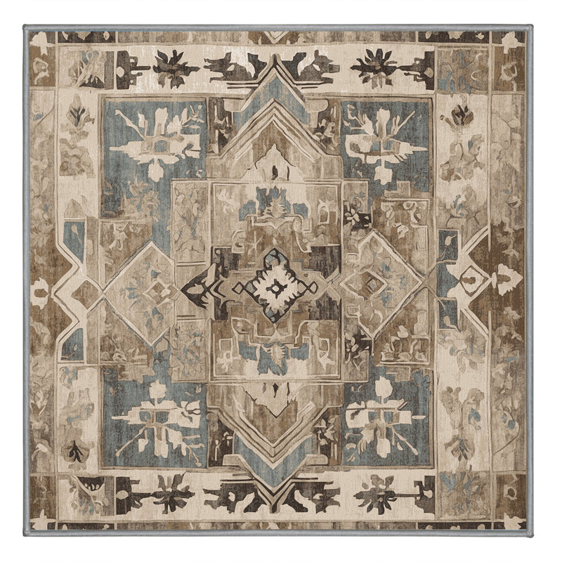 Ethereal Heirloom Rug, Square 4'