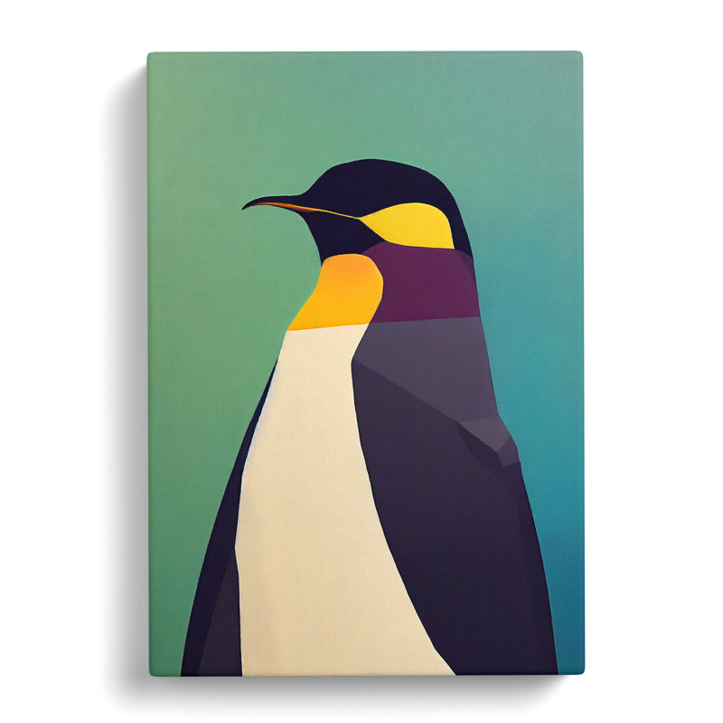 CAN-V0523-1802X Penguin Contemporary Vol.3 - Wrapped Canvas Print, 50cm H x 35cm W x 3cm D