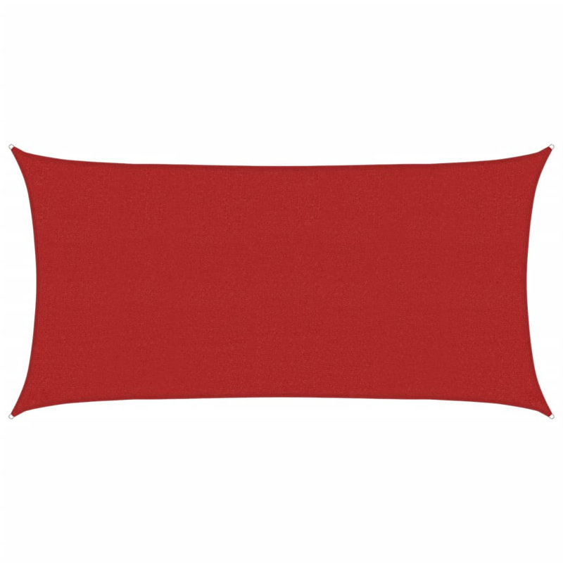 Dakota Fields 350cm W x 200cm D Plastic Cover Retractable Freestanding Awning, Red