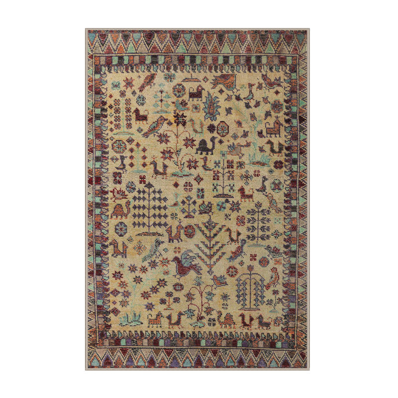 Abstract Indoor Rug, Runner 2' x 5'