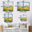 Vangogh Rolling Hills I - Décoration murale jaune 2 pièces-1619653705-1619653706-1619653711