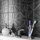 Triplex Series 8" x 8" Ceramic Patterned Wall Tile