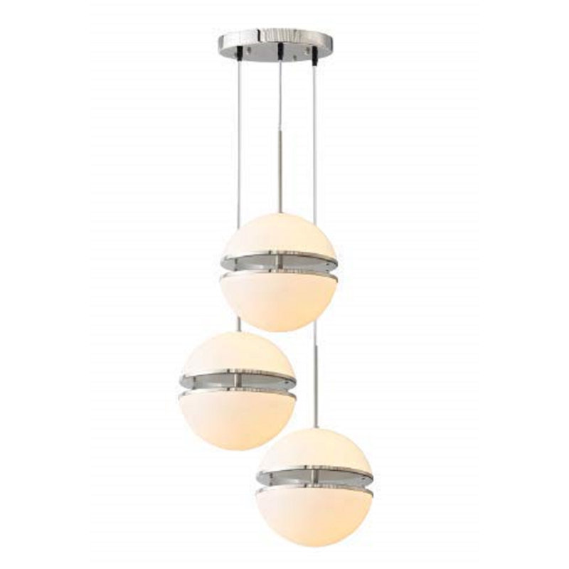 Southaven 3 - Light LED Cluster Pendant, Nickel
