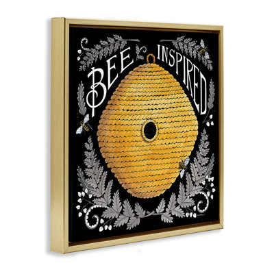 «Bee Inspired with Hive Floater», art mural par Deb Strain