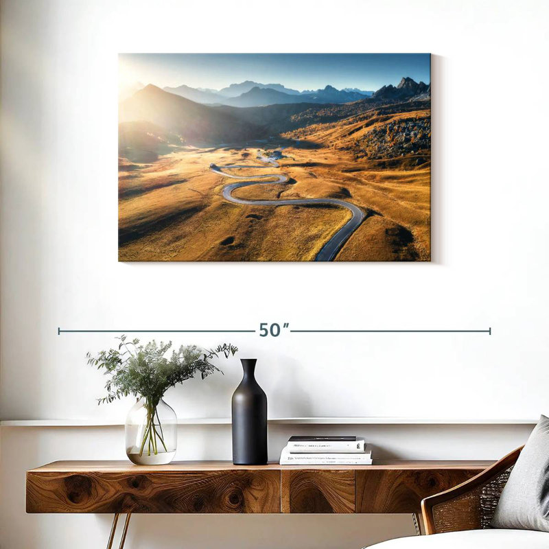 Winding Valley Road, 24" H x 36" W