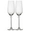 Mikasa Eloise Champagne Flute Glass Set of 2, 7.5 Ounce