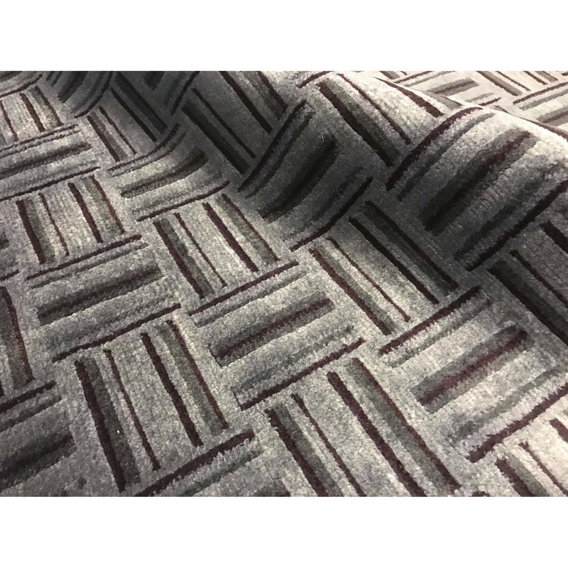 Hand-Knotted High-Quality Gray Area Rug