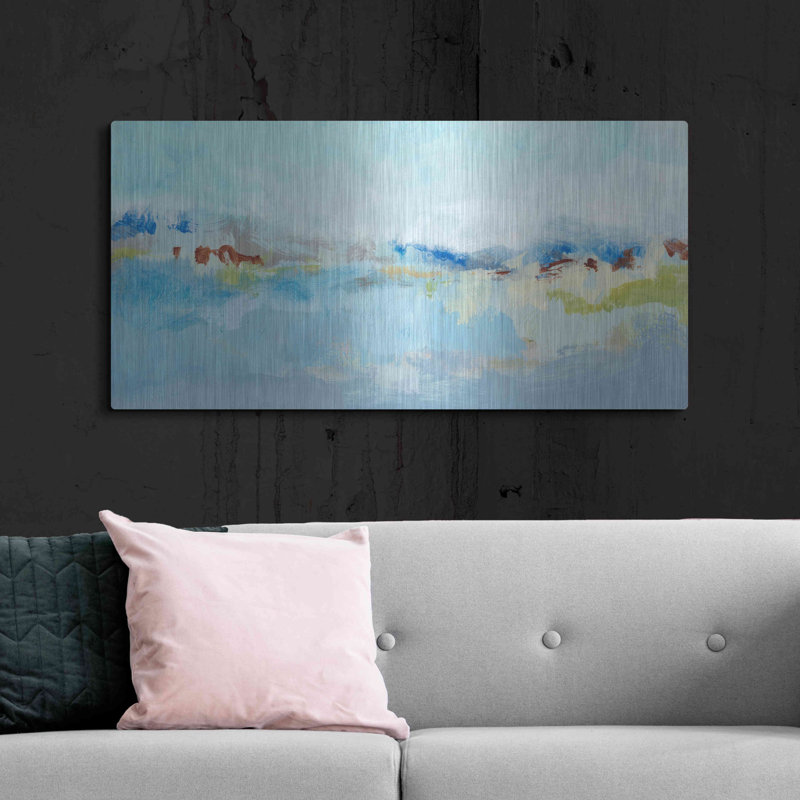 «Sea Breeze Landscape I» par Christina Long, H 24 po x l 48 po