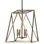 Ansley 4 - Light Lantern Geometric Pendant
