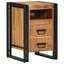 40cm W Iron Bedside Table