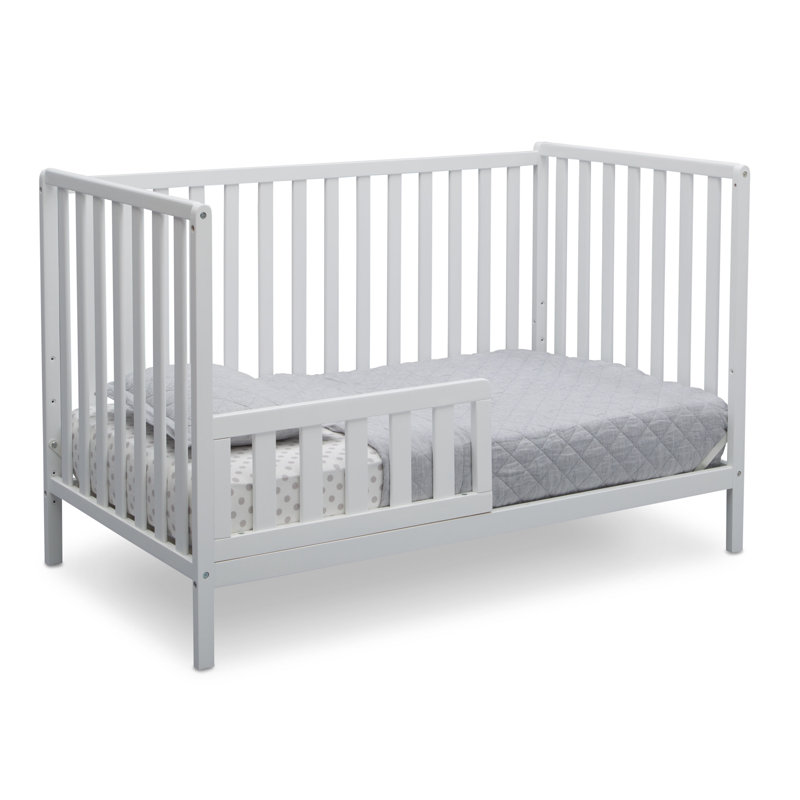 Bianca White Wooden 4-in-1 Convertible Crib