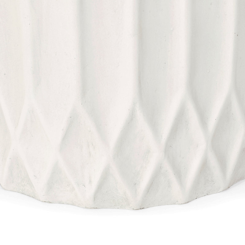 Jardinière moderne pour patio, 16" H x 16.5" W x 16.5" D
