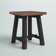 Adam 21" Wide Rustic Industrial Solid Wood Rectangular Side Table