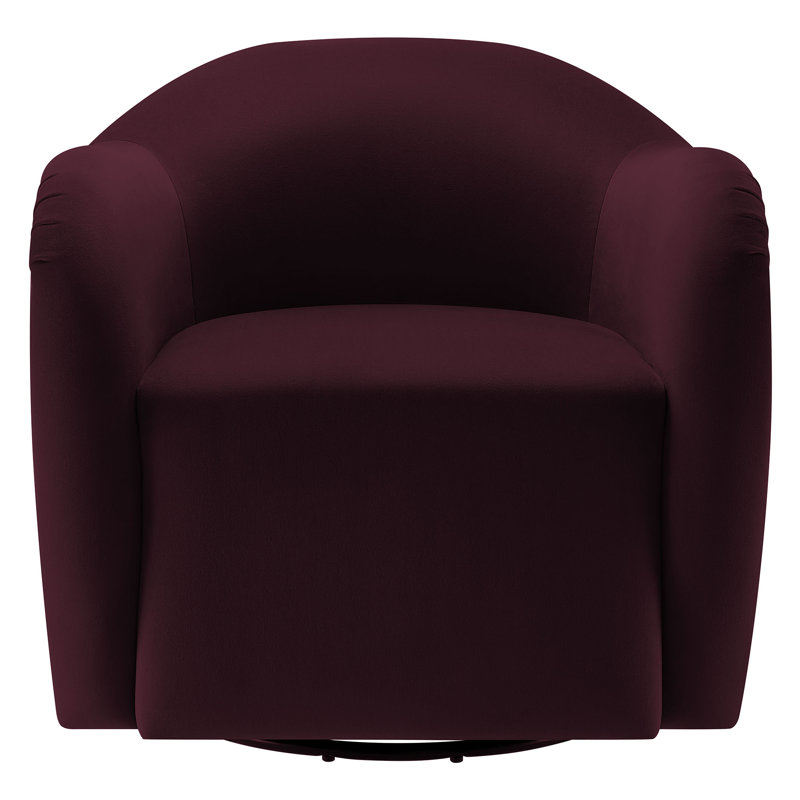 Fauteuil pivotant en velours Compose Performance