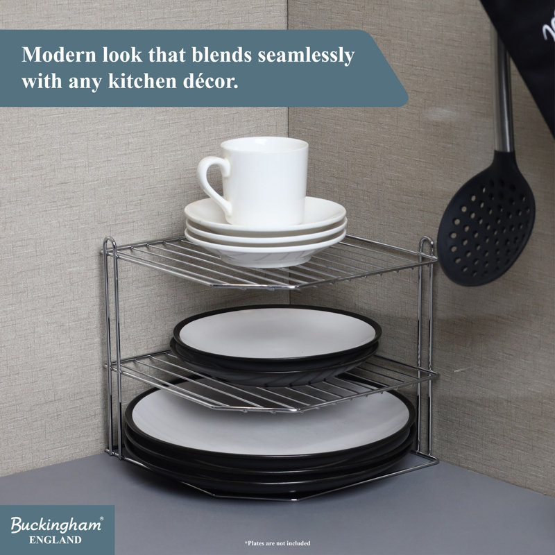Buckingham 3 Tier Plate Organising Kitchen Rack