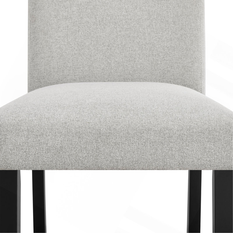 Ensemble 2 pièces de chaises de salle à manger rembourrées en tissu Transitional