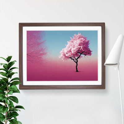 Artsy Cherry Blossom Tree - Single Picture Frame Print