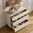 Modern Storage Cabinet, 3 In 1 Modern Sideboard With Adjustable Shelves And 3 Drawers, Coffee Bar Cabinet For Living Room, Dining Room-1565877809