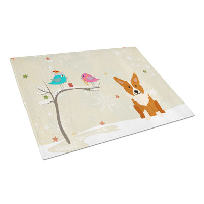 Planche à découper en verre trésors corgi caroline Christmas Presents