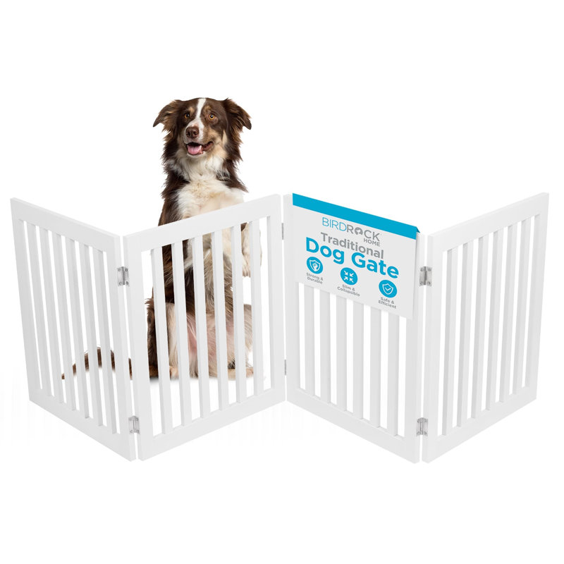 Barrière autoportante pour animaux, Blanc