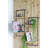 Industrial Iron And Wood Home Shelf, 12X6x27", With Plate Grooves Design Style