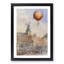 Hot Air Balloon Above Paris by Camille Gravis - Framed Print-55578655-55578654