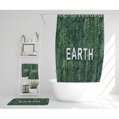 Nashan Polyester Shower Curtain Set