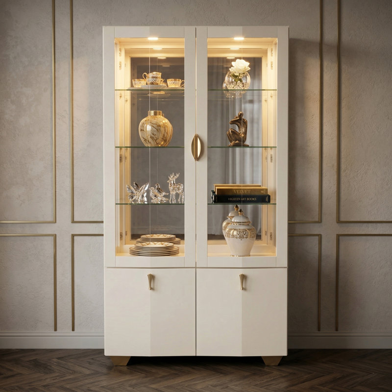 Fantosini Display Cabinet - Creamy Pearl