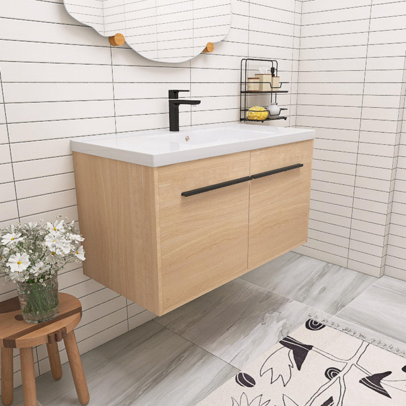 Meuble-lavabo simple avec plateau 35,77 po Sneffels