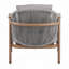 Fauteuil club d'extérieur en corde