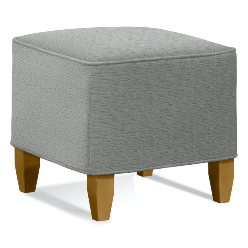 Brooklyn Square Ottoman, Brown Geometric, 0456-33, Honey