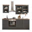 Kitchen Unit 230 Cm Without Appliances Charcoal-95975691