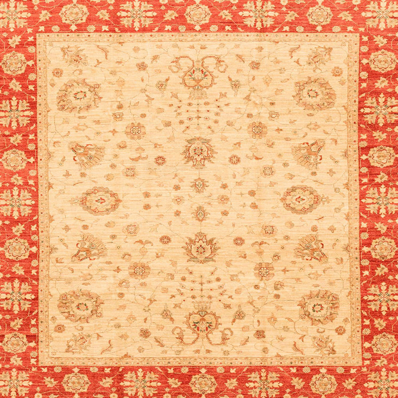 Tapis abstrait moderne 3983, Carré 6 pi