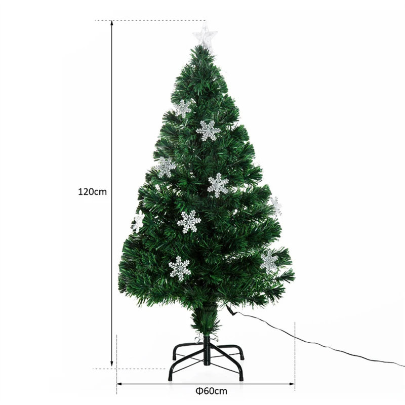 Lighted Artificial Christmas Tree, 4ft.