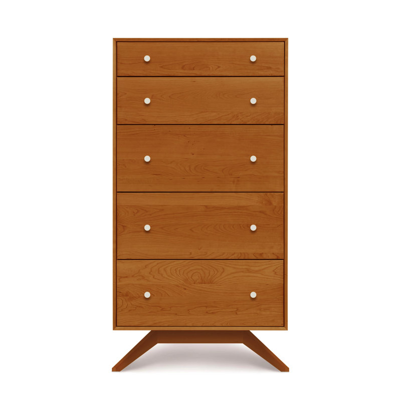 Astrid 5 Drawer Chest, Autumn Cherry