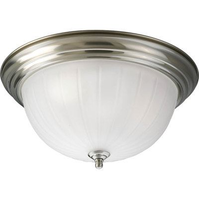 Plafonnier semi-encastré 3 lumières 15,25" Parthenia