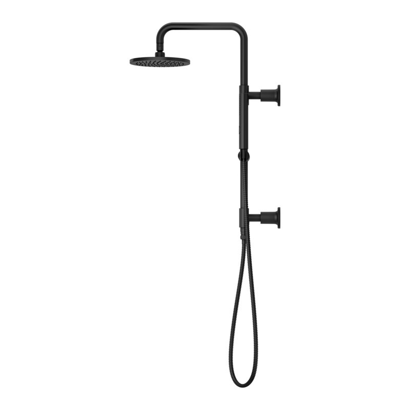 Robinet de baignoire et douche TENET, Noir mat