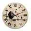 Horloge murale en bois massif Parin-1798516020