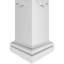 Colonne carrée Westmore Craftsman Classic non conique avec base toscane et base toscane-70921048