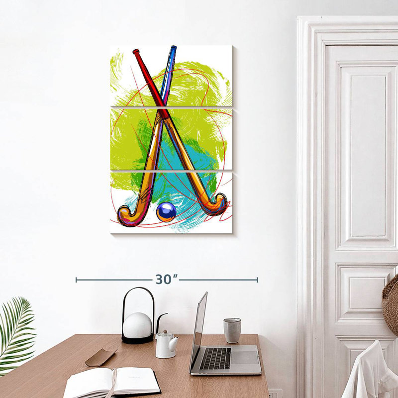 Scribble de hockey sur gazon Sireci, H 32 po x l 20 po
